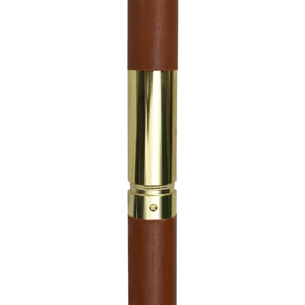 Parasoll 200x300 cm trästång gräddvit