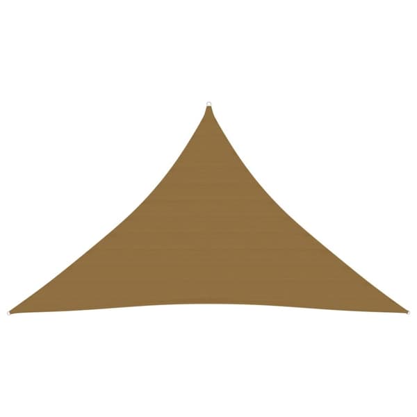 Solsegel 160 g/m² taupe 3,5x3,5x4,9 m HDPE