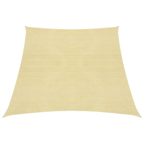 solsejl 3/4x3 m 160 g/m² HDPE beige