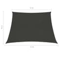 Pikkukuva 6 / 6: Aurinkopurje 160 g/m² antrasiitti 3/4x3 m HDPE