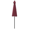 Miniatyrbillede 4 af 8: parasol med aluminiumstang 270 cm bordeauxrød