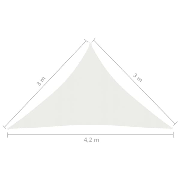 Solsegel 160 g/m² vit 3x3x4,2 m HDPE