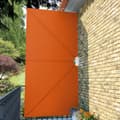 Miniatyrbillede 3 af 9: sammenklappelig sidemarkise til terrasse terracotta 400 x 200 cm