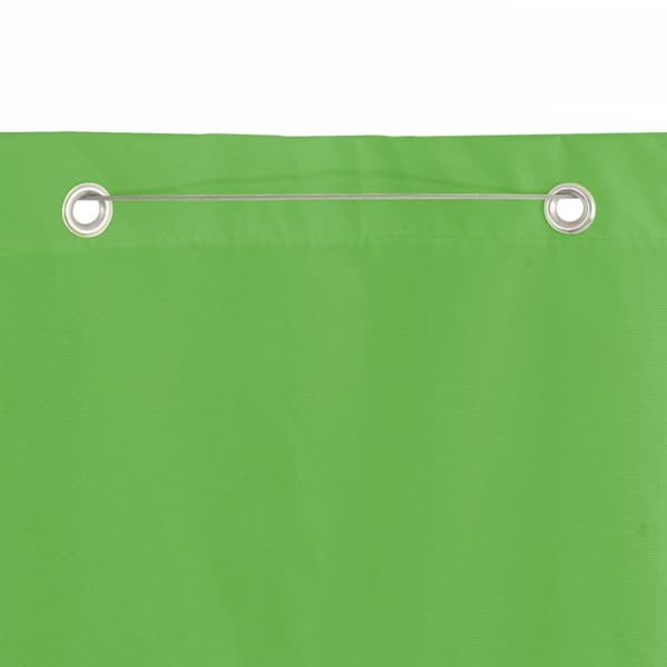 Balkongskärm ljusgrön 100x240 cm oxfordtyg