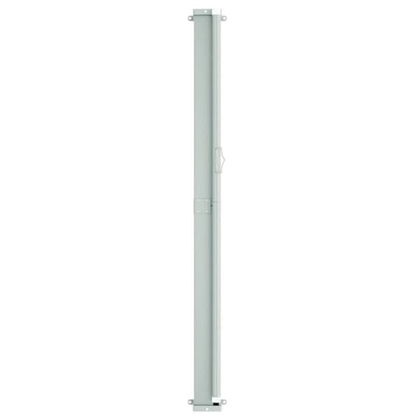sammenrullelig sidemarkise til terrassen 180x600 cm cremefarvet