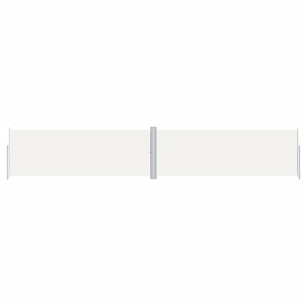 sammenrullelig sidemarkise 180x1000 cm cremefarvet