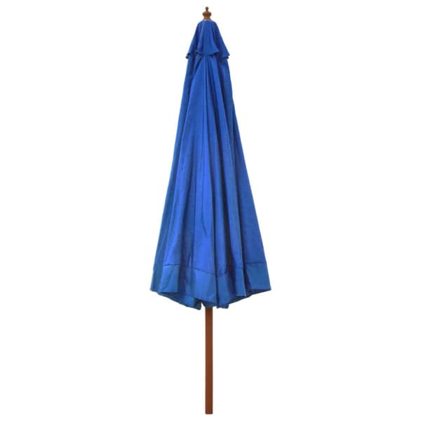 Aurinkovarjo puurunko 330 cm taivaansininen