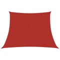 Miniatyrbild 1 av 6: Solsegel 160 g/m² röd 3/4x2 m HDPE
