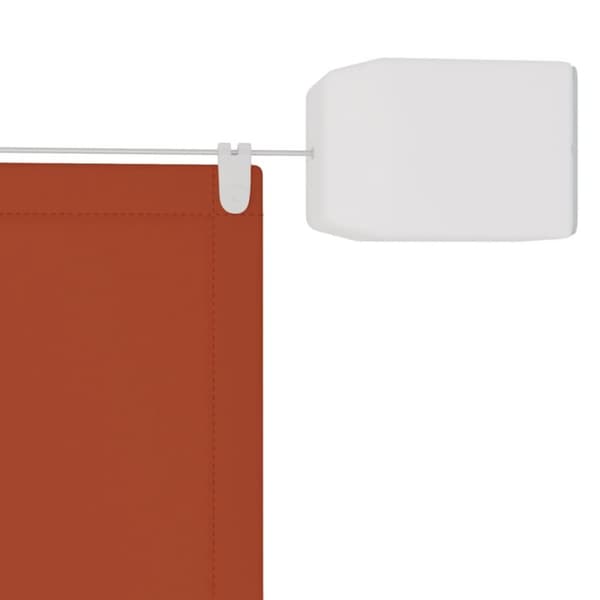 Markis vertikal terrakotta 60x800 cm oxfordtyg