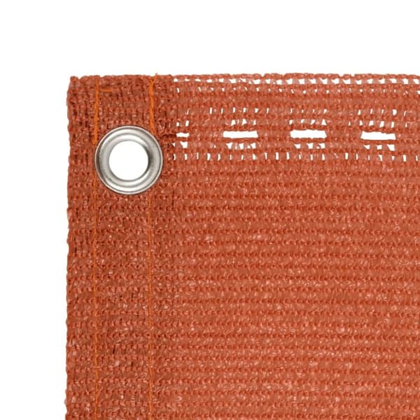 altanafskærmning 75x600 cm HDPE orange