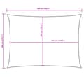 Pikkukuva 10 / 10: Aurinkopurje Oxford-kangas suorakaide 3x5 m beige