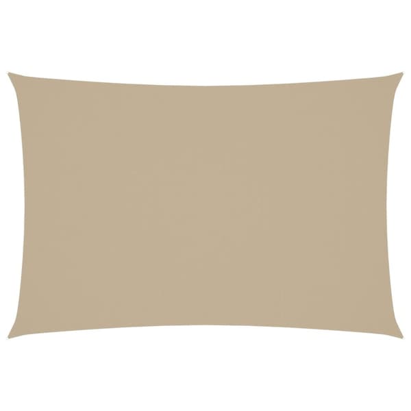 Aurinkopurje Oxford-kangas suorakaide 3x5 m beige