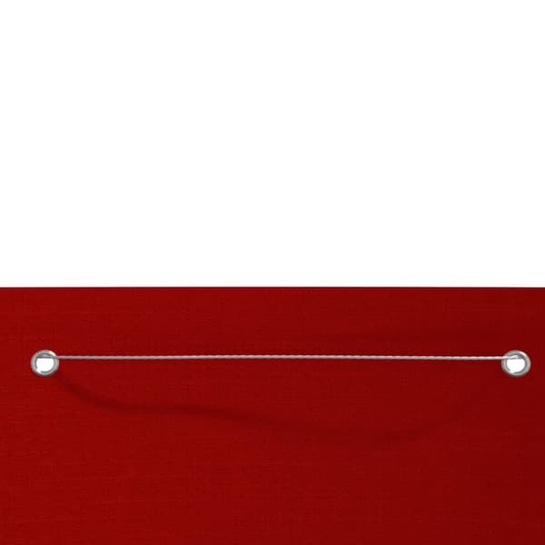 Balkongskärm röd 160x240 cm oxfordtyg