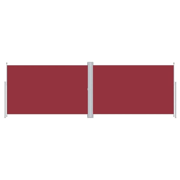 sammenrullelig sidemarkise 200x600 cm rød