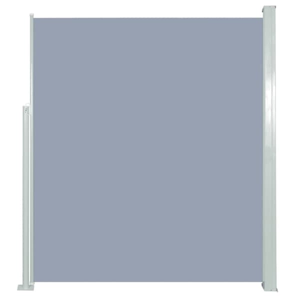 sammenrullelig sidemarkise til terrassen 160 x 300 cm grå
