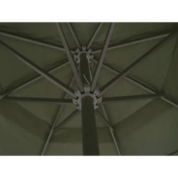 Parasoll aluminium grön 500 cm