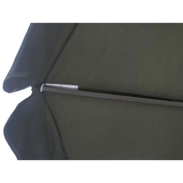 Parasoll aluminium grön 500 cm