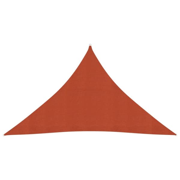 Aurinkopurje 160 g/m² terrakotta 3,5x3,5x4,9 m HDPE