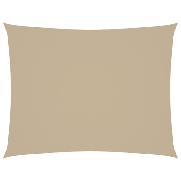Aurinkopurje Oxford-kangas suorakaide 2,5x3,5 m beige
