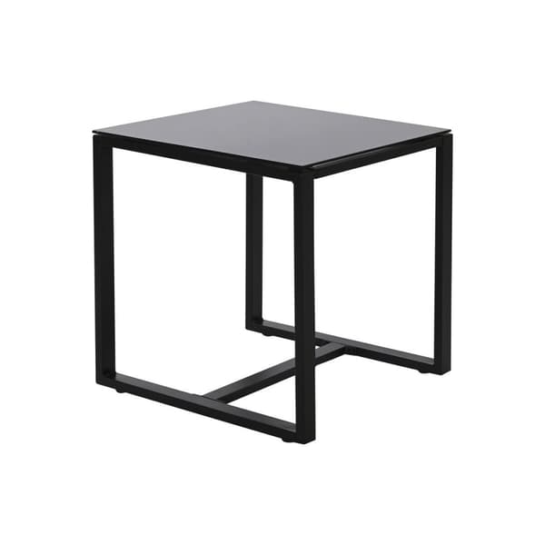 Pöytäsetti 2 tuolilla Home ESPRIT Musta Teräs 59 x 61,5 x 74 cm