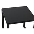 Pikkukuva 2 / 11: Pöytäsetti 2 tuolilla Home ESPRIT Musta Teräs 59 x 61,5 x 74 cm