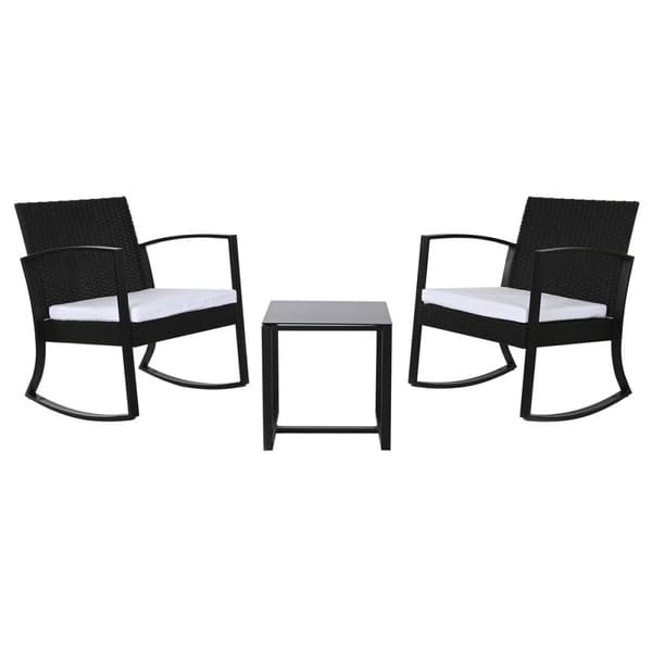 Pöytäsetti 2 tuolilla Home ESPRIT Musta Teräs 59 x 61,5 x 74 cm