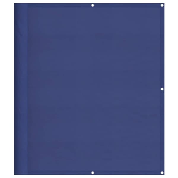 vidaXL Balkongskjerm blå 120x800 cm 100% polyester oxford