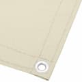 Miniatyrbilde 2 av 6: vidaXL Balkongskjerm kremhvit 120x700 cm 100% polyester oxford