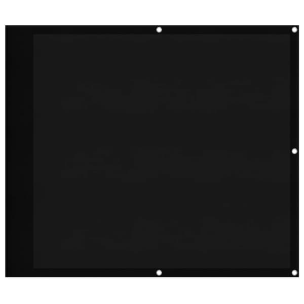vidaXL Balkongskärm svart 90x1000 cm 100% polyester oxford