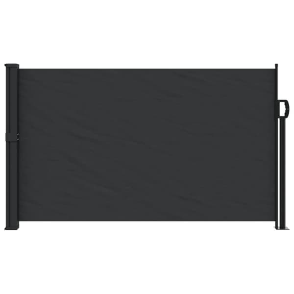 vidaXL Uttrekkbar sidemarkise 120x600 cm svart