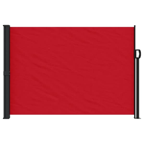vidaXL Uttrekkbar sidemarkise 140x600 cm rød
