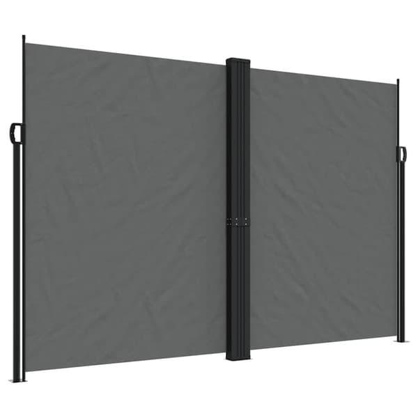 vidaXL Sisäänvedettävä sivumarkiisi antrasiitti 220x1200 cm