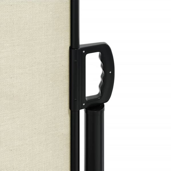 vidaXL sammenrullelig sidemarkise 140x600 cm cremefarvet