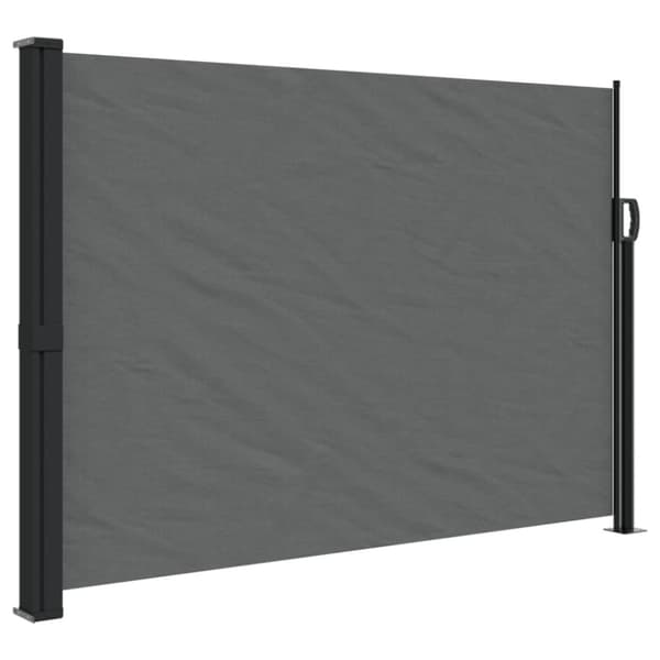 vidaXL Uttrekkbar sidemarkise 140x600 cm antrasitt