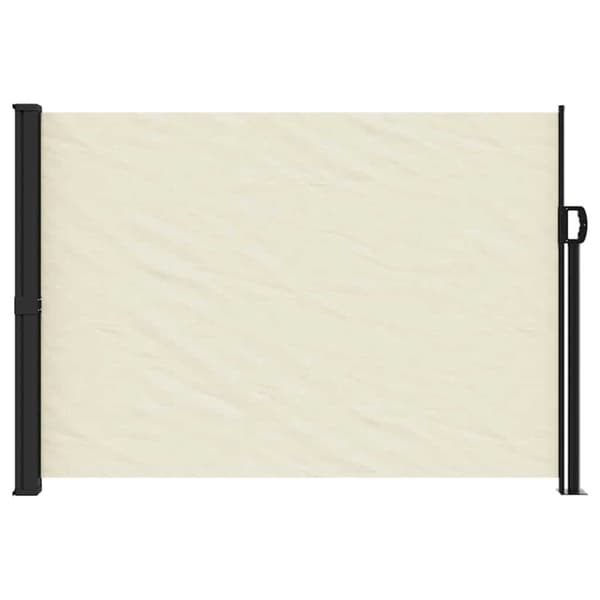 vidaXL Uttrekkbar sidemarkise kremhvit 140x300 cm