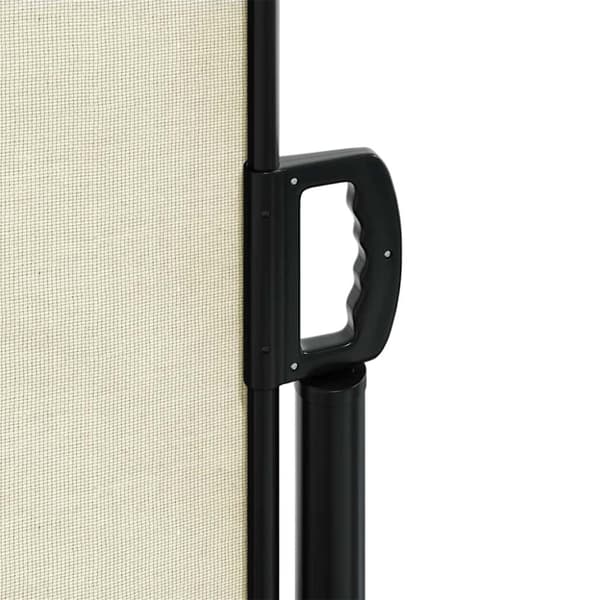 vidaXL Uttrekkbar sidemarkise kremhvit 140x300 cm