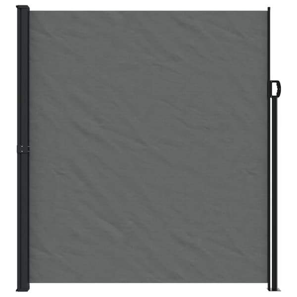 vidaXL Infällbar sidomarkis 220x600 cm antracit