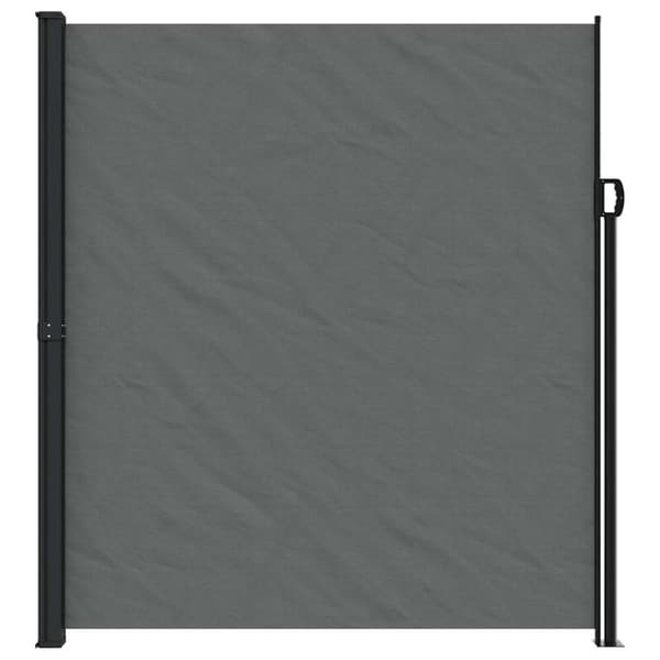 vidaXL Uttrekkbar sidemarkise antrasitt 220x500 cm