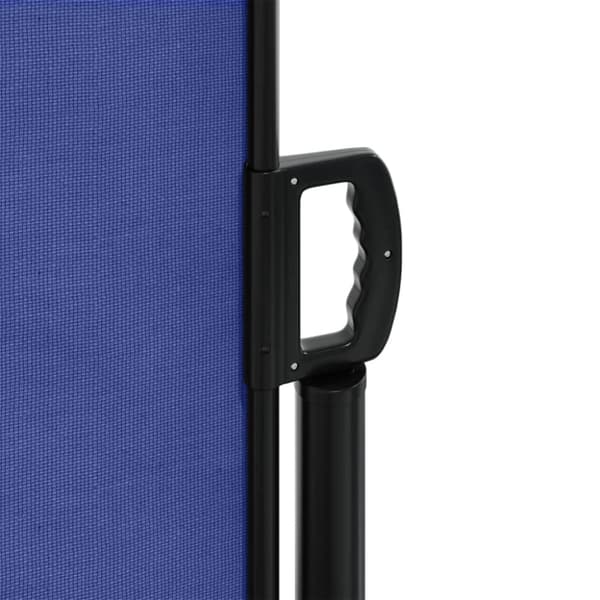 vidaXL sammenrullelig sidemarkise 140x600 cm blå
