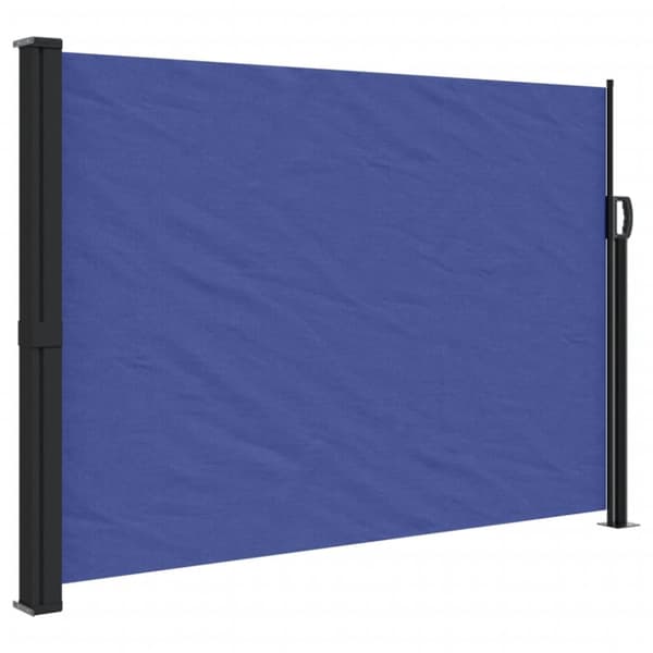vidaXL sammenrullelig sidemarkise 140x600 cm blå