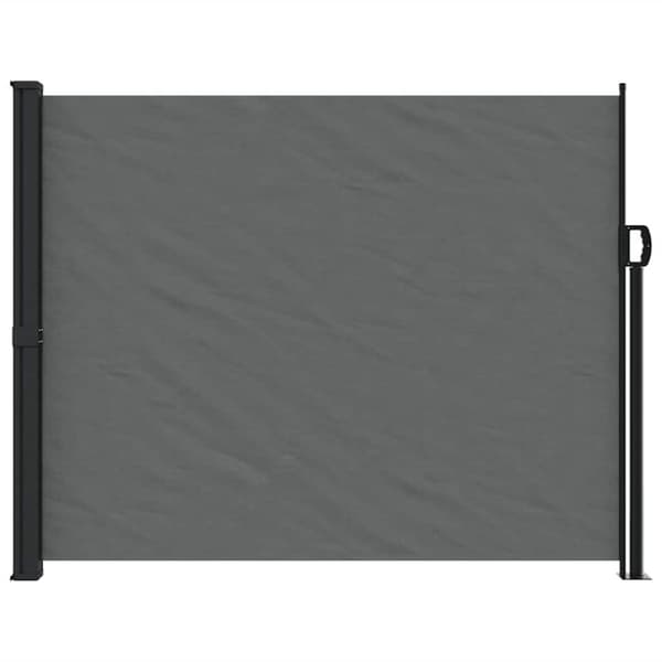 vidaXL Uttrekkbar sidemarkise 160x600 cm antrasitt