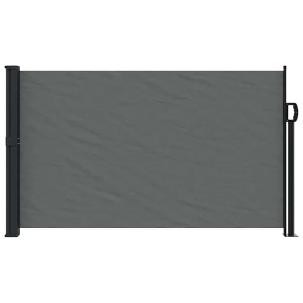 vidaXL Indragbar sidomarkis antracit 120x500 cm