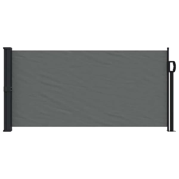 vidaXL sidemarkise 100x300 cm sammenrullelig antracitgrå