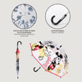 Pikkukuva 5 / 7: Umbrella Mickey Mouse Transparent Ø 71 cm Red
