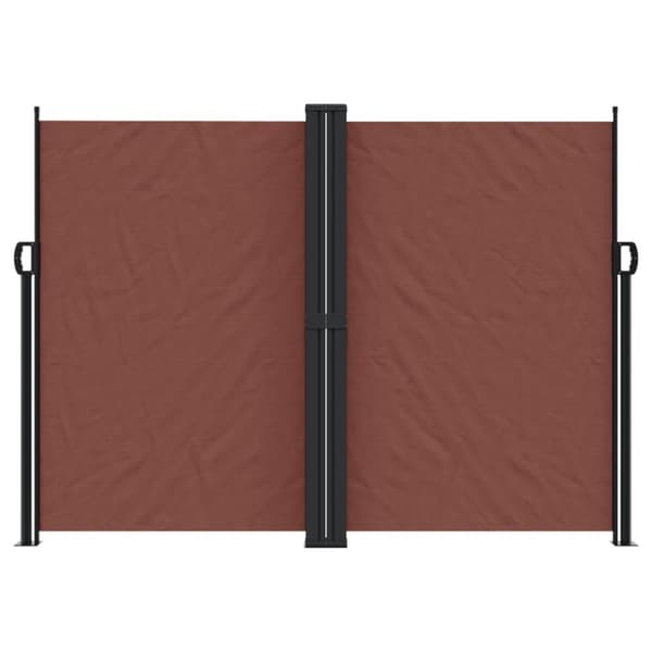 vidaXL Uttrekkbar sidemarkise 180x1200 cm brun