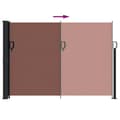 Miniatyrbillede 2 af 6: vidaXL sidemarkise 140x300 cm sammenrullelig brun