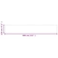 Miniatyrbilde 6 av 6: vidaXL Balkongskjerm beige 120x800 cm 100% polyester oxford