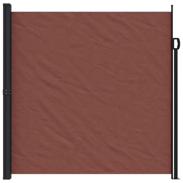 vidaXL sidemarkise 200x500 cm sammenrullelig brun
