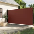 Miniatyrbilde 1 av 10: vidaXL Uttrekkbar sidemarkise brun 220x300 cm