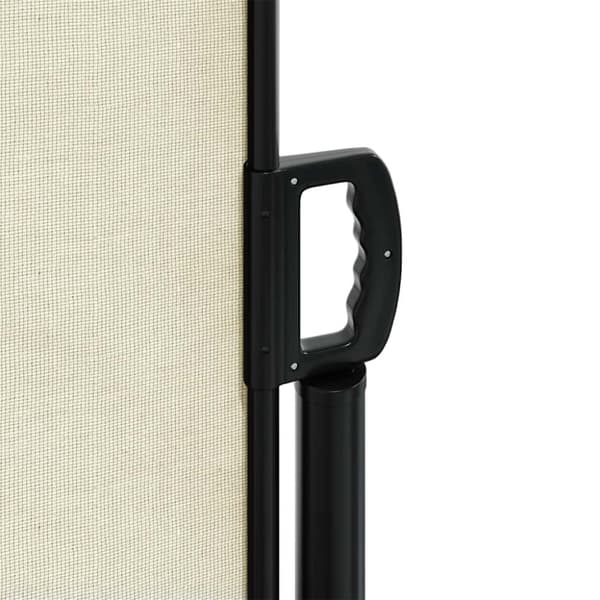 vidaXL Uttrekkbar sidemarkise kremhvit 220x300 cm